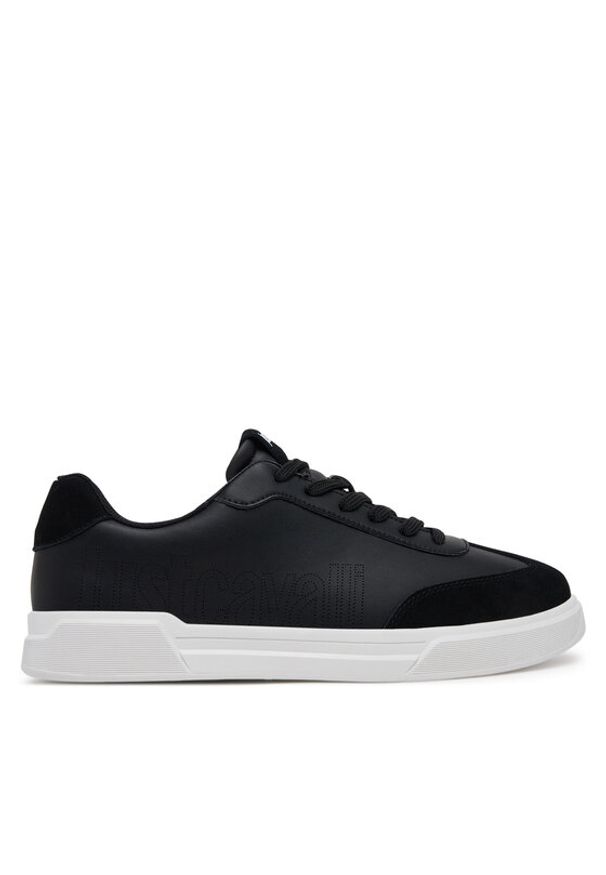 Just Cavalli Sneakersy 78QA3SB5 ZPA92 Czarny. Kolor: czarny. Materiał: skóra