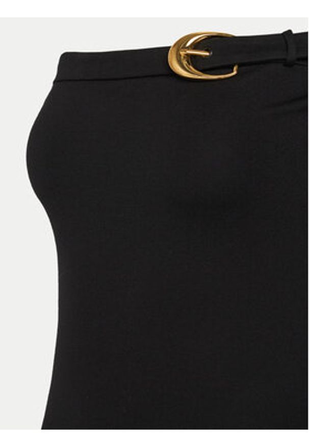 STAUD Sukienka wieczorowa Beekman 24F2142PT Czarny Slim Fit. Kolor: czarny. Materiał: wiskoza. Styl: wizytowy