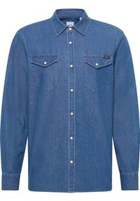 Męska Koszula Jeansowa Mustang Style Duver Denim Blue 1015915 5000 700. Materiał: jeans, denim #5