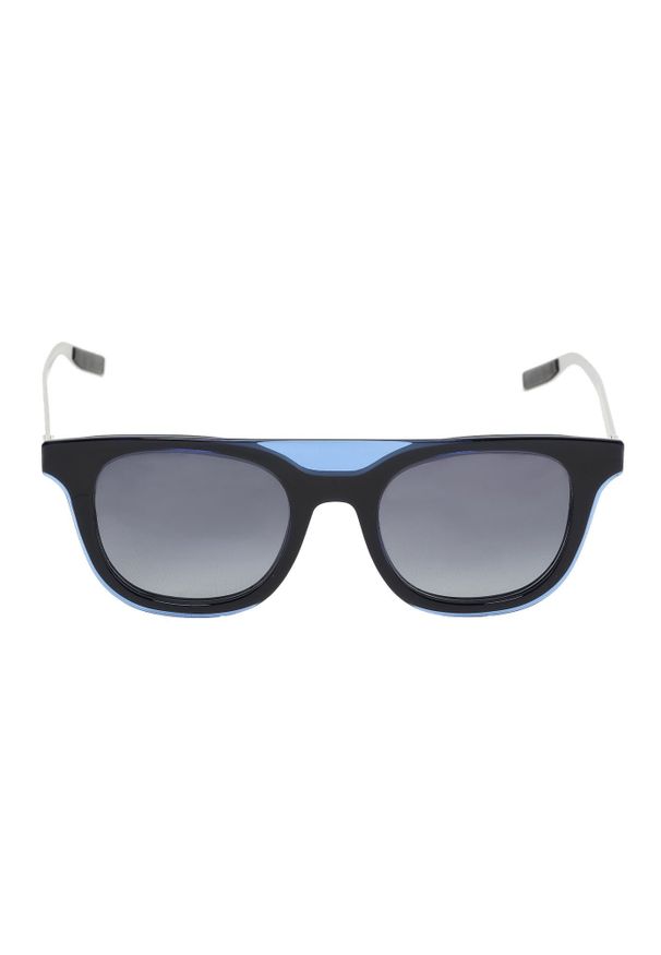 Dior - Granatowe Okulary DIOR. Kolor: niebieski