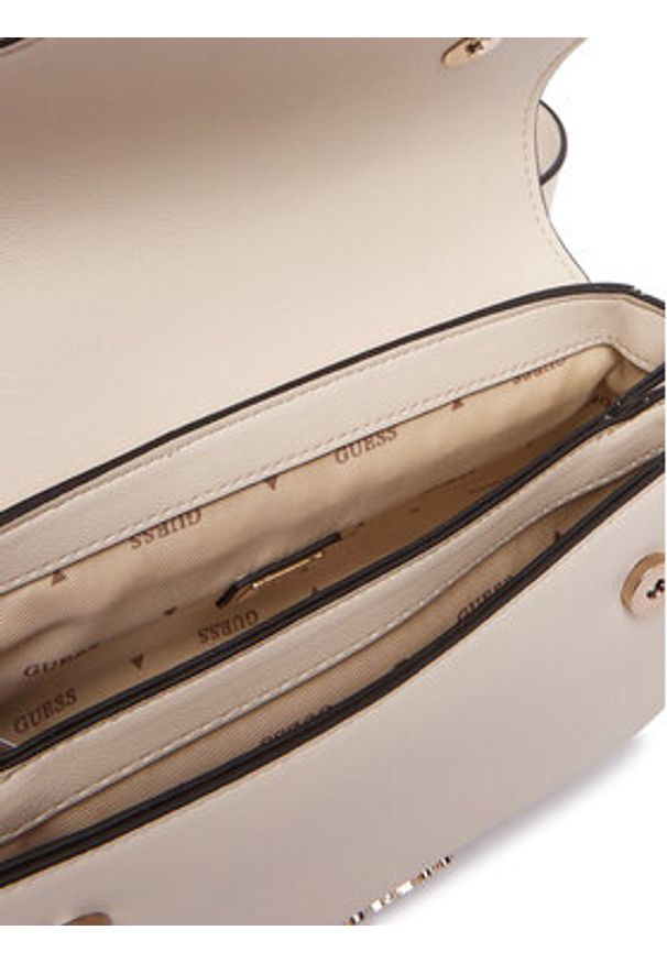 Guess Torebka Dea Mini HWBG79 93790 Écru. Kolor: kremowy. Materiał: skórzane