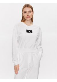 Calvin Klein Underwear Bluza 000QS6942E Biały Regular Fit. Kolor: biały. Materiał: bawełna