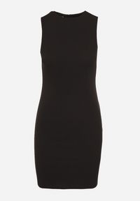 Born2be - Czarna Ołówkowa Sukienka Bez Rękawów z Wiskozą Nelazira. Okazja: na co dzień. Kolor: czarny. Materiał: wiskoza. Długość rękawa: bez rękawów. Typ sukienki: ołówkowe. Styl: klasyczny, casual, elegancki #6