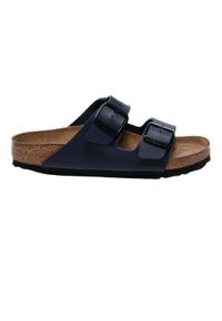 Klapki turystyczne uniseks Birkenstock Arizona 751. Kolor: wielokolorowy, niebieski, brązowy. Materiał: materiał, skóra, syntetyk