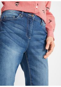 bonprix - Bermudy dżinsowe ze stretchem i wygodnym paskiem. Kolor: niebieski #3