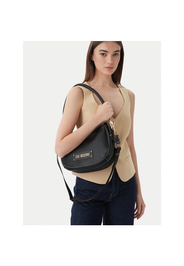 Love Moschino - Torebka LOVE MOSCHINO. Kolor: czarny