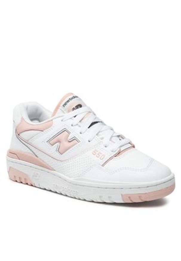 New Balance Sneakersy BBW550BP Biały. Kolor: biały. Materiał: skóra
