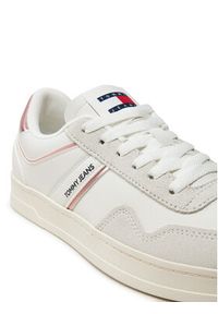 Tommy Jeans Sneakersy Greenwich EN0EN02612 Beżowy. Kolor: beżowy. Materiał: skóra