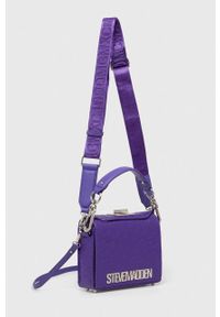 Steve Madden torebka Bjet kolor fioletowy SM13000526. Kolor: fioletowy. Wzór: paski #3