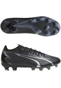 Buty Puma Ultra Match FG/AG M 107347-02 czarne czarne. Kolor: czarny. Szerokość cholewki: normalna. Sport: piłka nożna