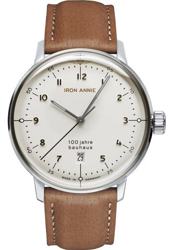 Zegarek Iron Annie Zegarek Bauhaus 5046-1 Quatrz Biały (259724). Kolor: biały