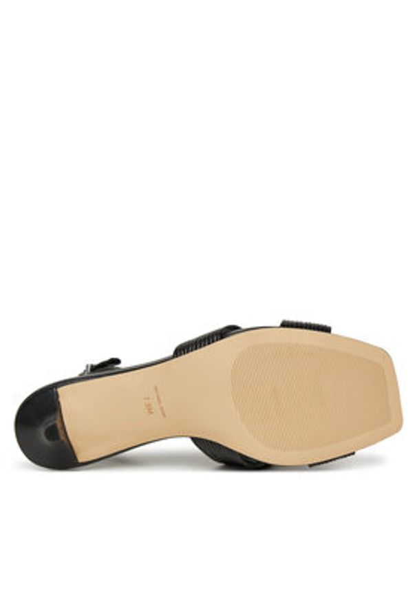 MICHAEL Michael Kors Sandały Alessia 40S5ASMS2L Czarny. Kolor: czarny. Materiał: skóra