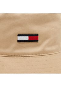 Tommy Jeans Kapelusz Tjm Elongated Flag Bucket Hat AM0AM11697 Beżowy. Kolor: beżowy. Materiał: materiał
