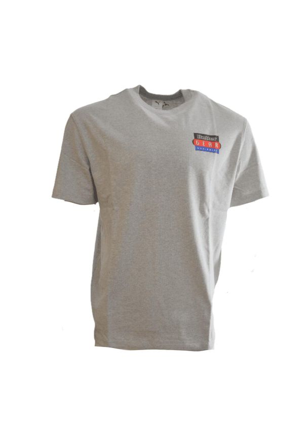 Puma - Koszulka BUTTER GOODS x PUMA Graphic T-shirt. Kolor: szary. Sport: koszykówka