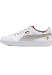 Buty sportowe Puma Ferrari Race Court Legend. Kolor: biały. Materiał: materiał, syntetyk. Sport: fitness #1