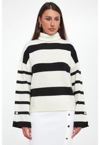 Liu Jo - Golf damski wełniany LIU JO. Typ kołnierza: golf. Materiał: wełna #4