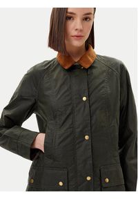 Barbour Kurtka przejściowa Beadnell Wax LWX0827OL51 Zielony Regular Fit. Kolor: zielony. Materiał: bawełna #4