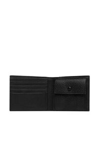 Calvin Klein Portfel LV04D1138G Czarny. Kolor: czarny. Materiał: skóra