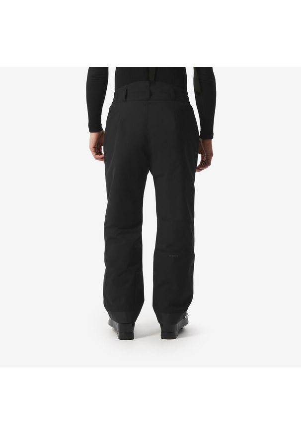 WEDZE - Spodnie narciarskie męskie Wedze PANT SKI 100. Kolor: czarny. Materiał: poliester, materiał. Sezon: zima. Sport: narciarstwo