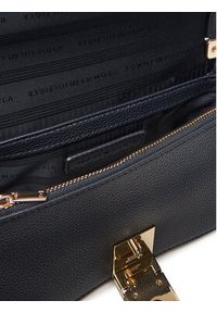 TOMMY HILFIGER - Tommy Hilfiger Torebka Th Her Mini Crossover Corp AW0AW17678 Granatowy. Kolor: niebieski. Materiał: skórzane #3