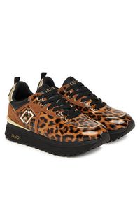 Liu Jo Sneakersy Maxi Wonder 01 BF5009 EX332 Brązowy. Kolor: brązowy. Materiał: skóra #5