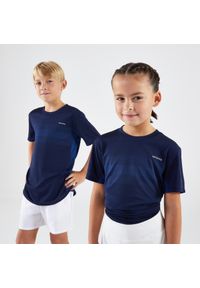ARTENGO - Koszulka do tenisa dla dzieci Artengo Light. Kolor: niebieski. Materiał: materiał, poliester, poliamid. Sezon: lato. Sport: tenis #1