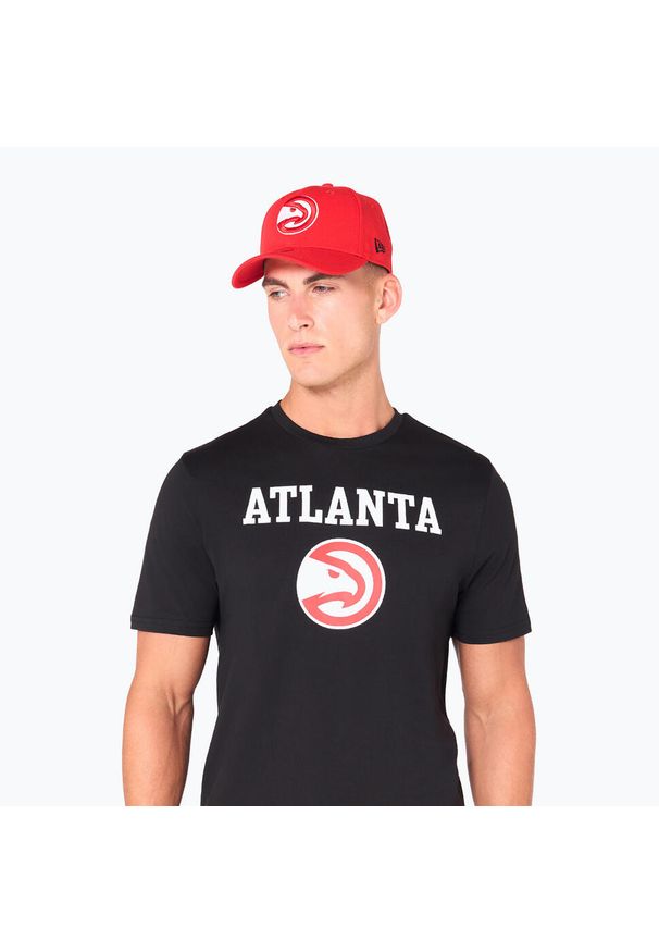 Koszulka męska New Era NOS NBA Regular Atlanta Hawks. Kolor: czarny