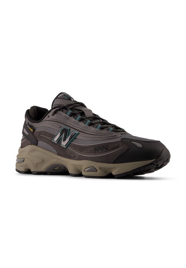 Buty unisex New Balance M1000J – brązowe. Kolor: brązowy. Materiał: tkanina, materiał, zamsz. Szerokość cholewki: normalna