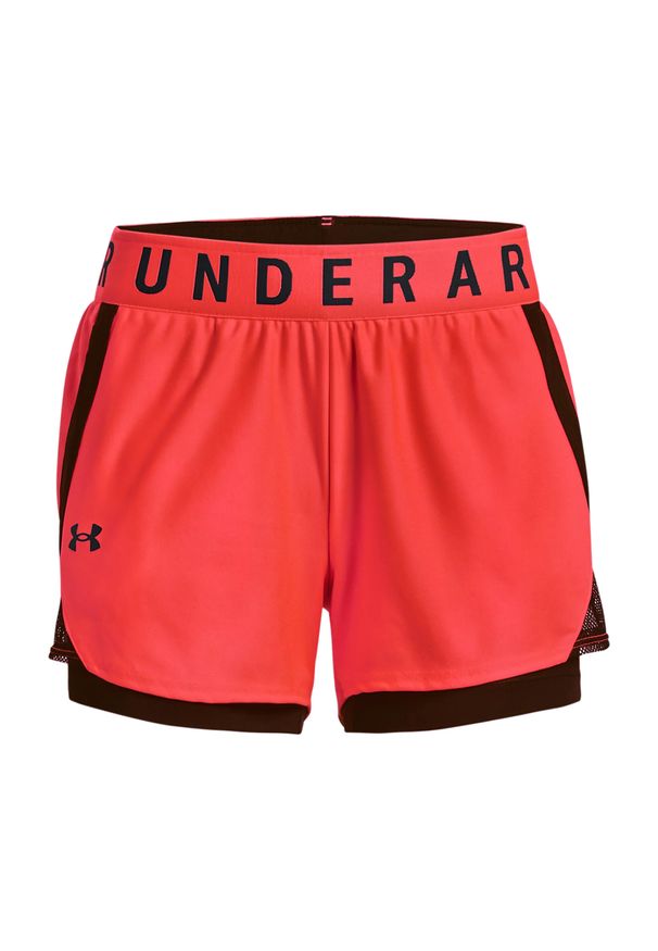 Spodenki fitness damskie Under Armour Play Up 2-In-1. Kolor: czerwony. Sport: fitness