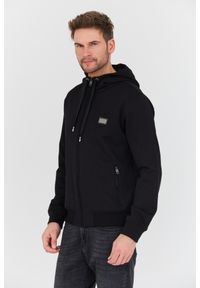 Dolce and Gabbana - DOLCE & GABBANA Czarna męska bluza z kapturem, Rozmiar 52. Typ kołnierza: kaptur. Kolor: czarny #4