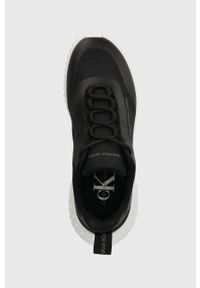 Calvin Klein Jeans sneakersy EVA RUNNER LACEUP MESH WN kolor czarny YW0YW01215. Nosek buta: okrągły. Zapięcie: sznurówki. Kolor: czarny. Materiał: mesh #5