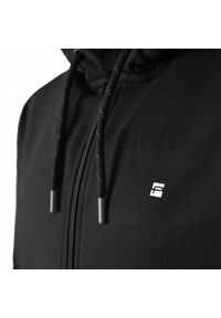 Wygodna Bluza Bawełniana - Pako Jeans - Czarna z Kapturem. Typ kołnierza: kaptur. Kolor: czarny. Materiał: bawełna. Styl: klasyczny #4