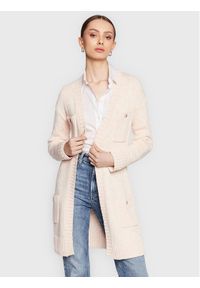 Guess Kardigan W3RR38 Z3431 Różowy Regular Fit. Kolor: różowy. Materiał: syntetyk