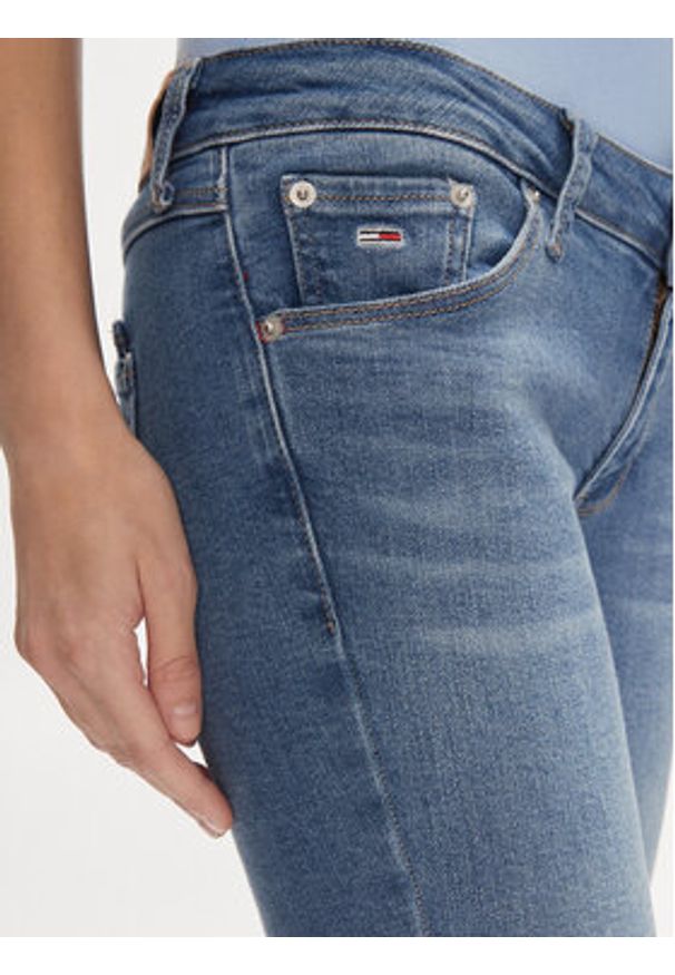 Tommy Jeans Jeansy Scarlett DW0DW18316 Niebieski Skinny Fit. Kolor: niebieski