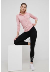 DKNY - Dkny legginsy damskie kolor czarny z nadrukiem. Stan: podwyższony. Kolor: czarny. Materiał: dzianina. Wzór: nadruk