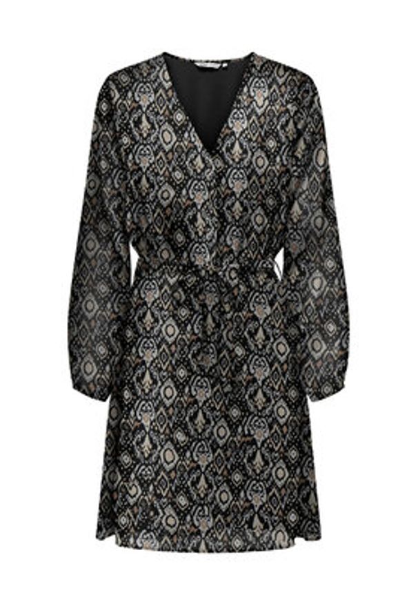 only - ONLY Sukienka codzienna Cera 15236376 Czarny Regular Fit. Okazja: na co dzień. Kolor: czarny. Materiał: syntetyk. Typ sukienki: proste. Styl: casual