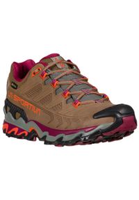 LA SPORTIVA - Buty trekkingowe damskie La Sportiva Ultra Raptor Ii Leather Gtx. Zapięcie: sznurówki. Kolor: fioletowy, brązowy, pomarańczowy, wielokolorowy. Materiał: skóra. Szerokość cholewki: normalna