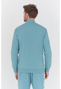 Guess - GUESS Turkusowa męska bluza Full Zip, Rozmiar XL. Kolor: niebieski #3