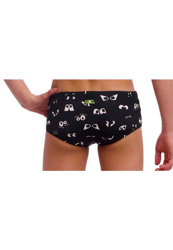 Kąpielówki FUNKY TRUNKS Eye Spy - trunki chłopięce. Kolor: czarny