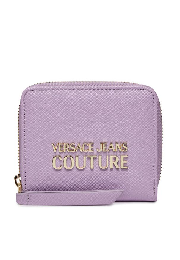 Duży Portfel Damski Versace Jeans Couture. Kolor: fioletowy