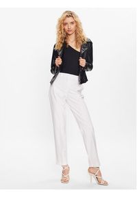 Selected Femme Spodnie materiałowe 16088026 Biały Straight Fit. Kolor: biały. Materiał: materiał #5