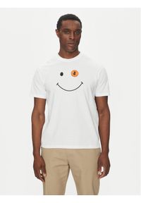 Save The Duck T-Shirt DT1197M BESY20 Biały Regular Fit. Kolor: biały. Materiał: bawełna #1