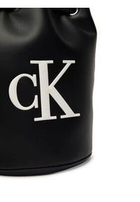 Calvin Klein Torebka Bold Ck Small LV04F3640G Czarny. Kolor: czarny. Materiał: skórzane #2
