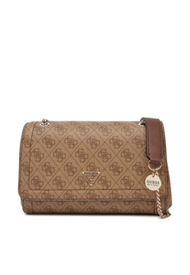 Guess Torebka Noelle II HWBG96 72210 Brązowy. Kolor: brązowy. Materiał: skórzane