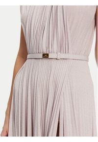 Elisabetta Franchi Sukienka wieczorowa AB-R21-52E2 Fioletowy Regular Fit. Kolor: fioletowy. Materiał: wiskoza. Styl: wizytowy