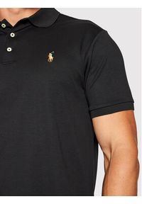 Polo Ralph Lauren Polo Ssl 710713130001 Czarny Slim Fit. Typ kołnierza: polo. Kolor: czarny. Materiał: bawełna