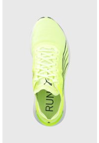 Puma buty do biegania Electrify Nitro kolor zielony. Zapięcie: sznurówki. Kolor: zielony. Materiał: guma. Szerokość cholewki: normalna