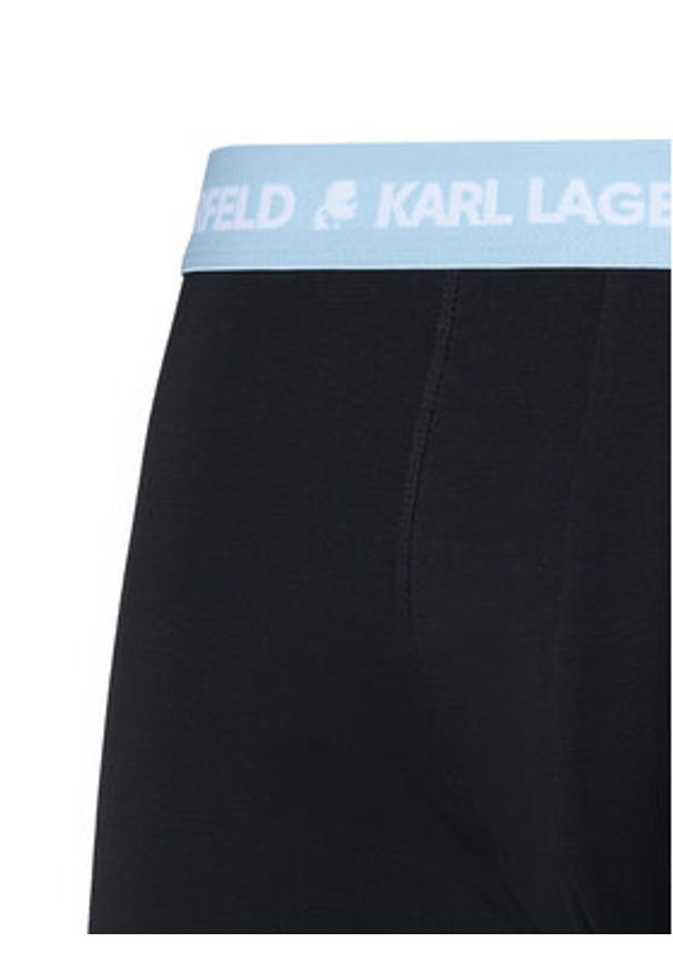 Karl Lagerfeld - KARL LAGERFELD Komplet 3 par bokserek A1M47021 Czarny. Kolor: czarny. Materiał: bawełna