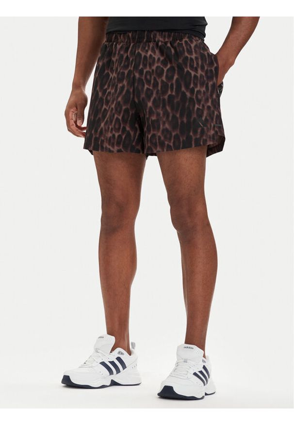 Adidas - adidas Szorty sportowe D4T Power KF0954 Brązowy Regular Fit. Kolor: brązowy. Materiał: syntetyk