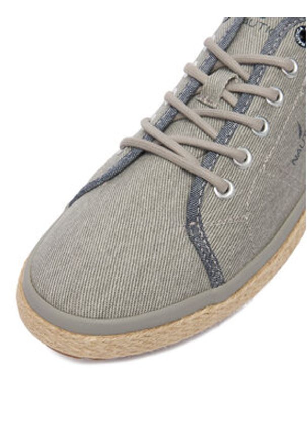 Nautica Espadryle CEO-LEADSMAN-01 Szary. Kolor: szary. Materiał: materiał